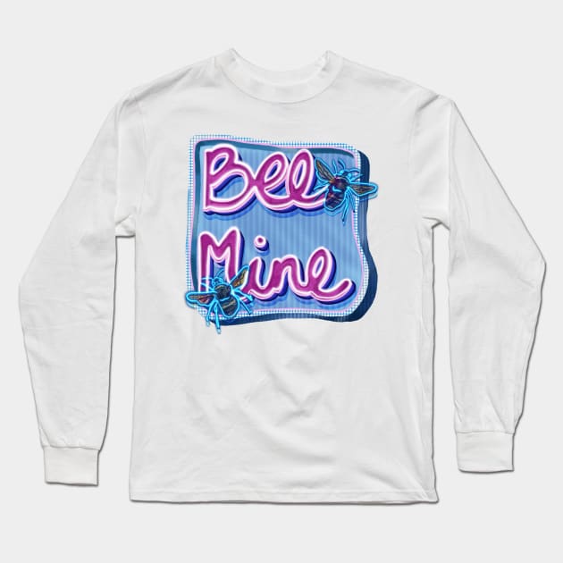 Bee Mine Long Sleeve T-Shirt by RachWillz